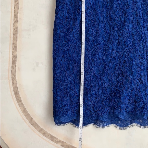 Cache Royal Blue Lace Cocktail Dress size 4 - Picture 7 of 8